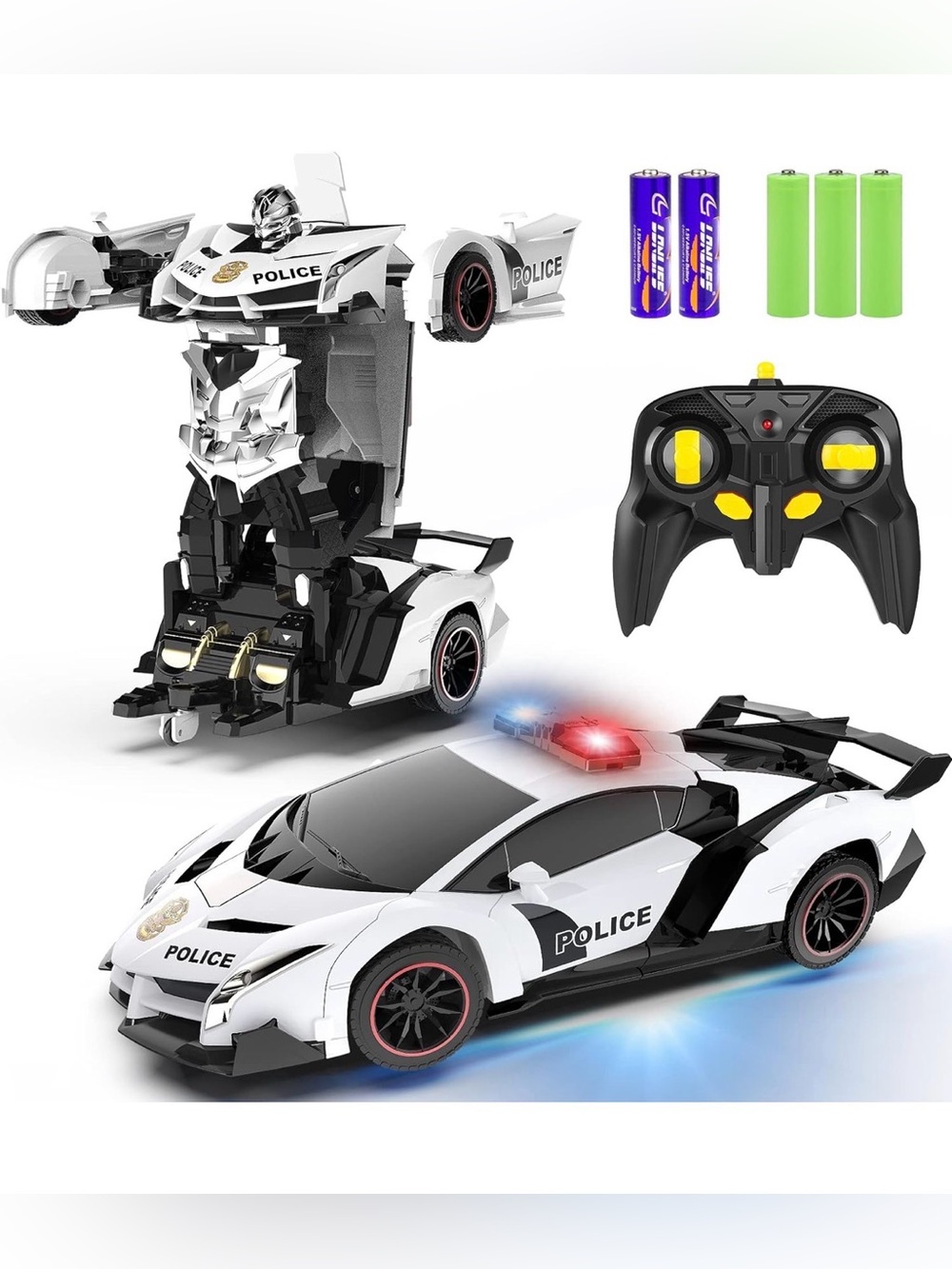 Remote Control Transform Car Robot 2.4G HZ Brand New